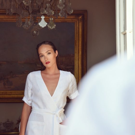 This Just In…Our Cassis Linen Dress